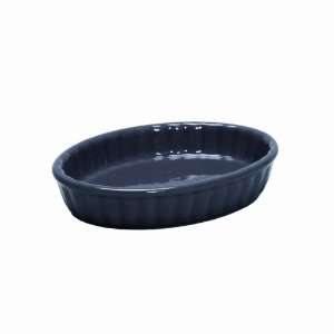 Colorcode Bakeware Oval Fluted Creme Brule   Juniper Berry  