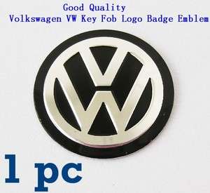 VW Remote Flip Key Fob Logo Badge Emblem Self stick 1pc  