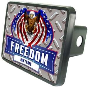 America Freedom Isnt Free Custom Hitch Plug for 2 receiver from 