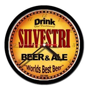  SILVESTRI beer and ale cerveza wall clock 