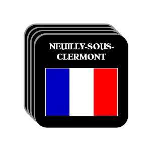  France   NEUILLY SOUS CLERMONT Set of 4 Mini Mousepad 