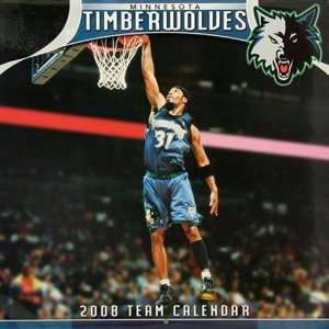  Minnesota Timberwolves 2008 Team Calendar Sports 