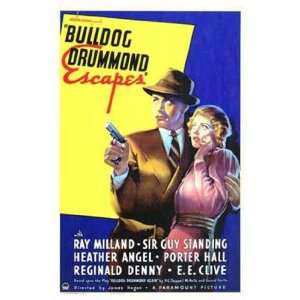 Bulldog Drummond Escapes by Unknown 11x17 