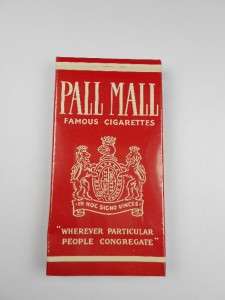 PALL MALL WIDE PACK OF CIGARETTES MILITARY VIETNAM WAR C RATION C 