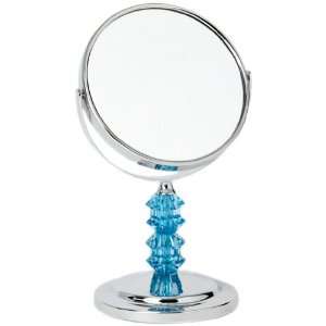   Mag Midi Vanity Mirror, Blue, 5 Inchx4.25 Inchx8 Inch