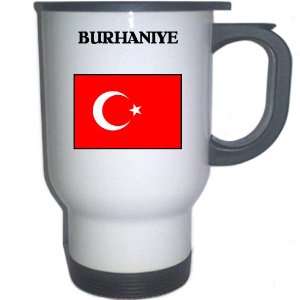  Turkey   BURHANIYE White Stainless Steel Mug Everything 