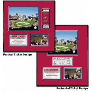 St. Louis Cardinals   Busch Stadium   Ballpark Ticket Frame  