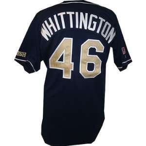  Matt Whittington 46 Notre Dame Baseball Navy Game Used 