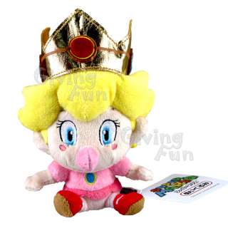 NEW GENUINE Super Mario Bros Princess Baby 5 Plush Figure Doll 