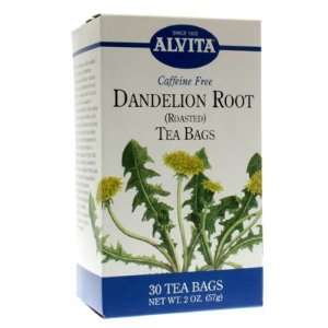 Alvita Teas   Dandelion Root Tea, Roasted 30 Tea Bags  