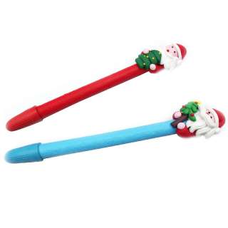 Christmas Gift Design Santa FIMO Ballpoint Pen 2 Pcs  