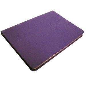   Leather Journal in soft camden violet bonded leather  
