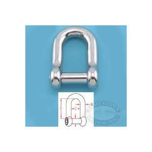  Suncor 316 SS Straight D Shackle with No Snag Pin S0115 