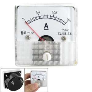  Amico DC 0 150A Squre Type Analog Current Panel Meter Ammeter 