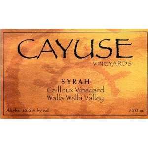  Cayuse Cailloux Vineyard Syrah 2009 Grocery & Gourmet 