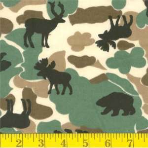   NW Cammo Tan/ Brown/ Green Fabric By The Yard Arts, Crafts & Sewing
