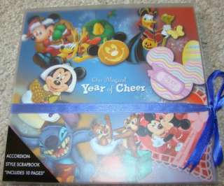 NEW Disney World Mickey Mouse Accordion Style SCRAPBOOK  