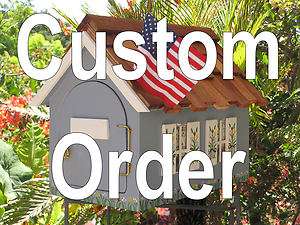 Handcrafted Custom Painted Cottage Mailbox  