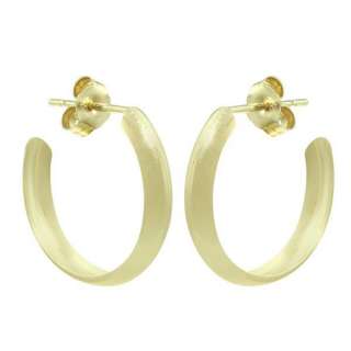 DESIGN Hoop Earrings Made in 14K Yellow Gold  