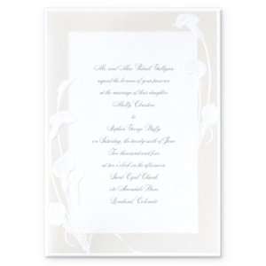  Calla Lilies Wedding Invitations