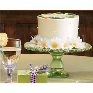 Recylced Glass Pedestal Cake Plate