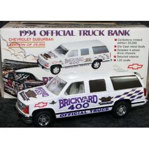   Chevy Suburban Diecast Brickyard 400 1/25 1994 Bank Toys & Games