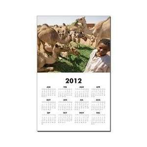  Camel Market 2012 One Page Wall Calendar 11x17 inch on 
