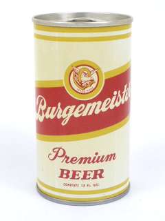 50 17 1966 Burgemeister Warsaw Illinois Beer Can BO 1+  