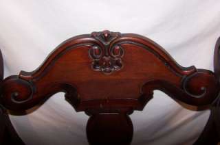 BEAUTIFUL ANTIQUE STOMPS & BURKHARDT CARVED CHAIR 1800s  