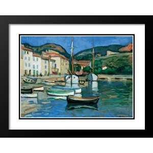  Camoin Framed and Double Matted 25x29 Port De Cassis a La 