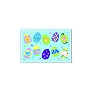  Boys Meal Time Laminated Place Mat   Easter Egg Design 