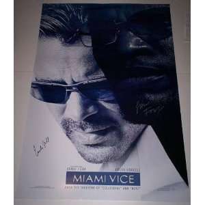  SIGNED MIAMI VICE MOVIE POSTER 