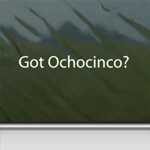  Got Ochocinco? White Sticker Chad Receiver Bengals Laptop 