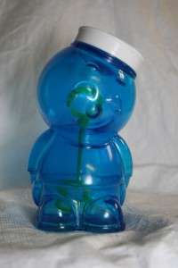 Mr. Bubbles Collectable toy Wand Jar Bottle Blue Small  