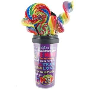  Candy Sayings Tumbler with Lollipops 