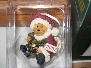 Boyds Bearstone Santa Ornament   Kringle Jingle, 1E  