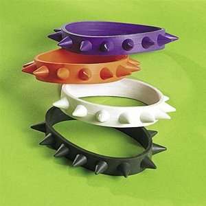  Rubber Spike Bracelets   12 per unit Toys & Games