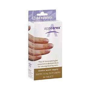  Appearex 2.5 Mg Biotin Nail Strengthening Tablets 84 