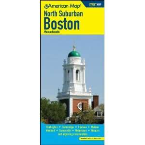   Map 611375 North Surburban Boston, MA Street Map