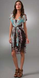 Diane Von Furstenberg MADEMOISELLE X Dress Tribal 12 US  