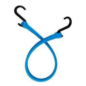 The Perfect Bungee 19 Inch Easy Stretch Strap with Nylon S Hooks, Blue