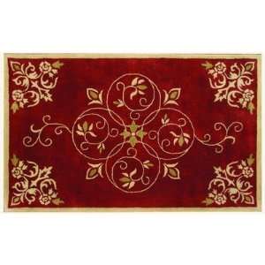  Meva Rugs LU02 RED Lucas Red Contemporary Rug Size 79 x 
