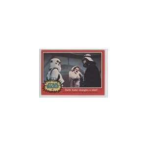   (Trading Card) #75   Darth Vader strangles a rebel 