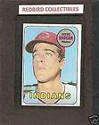 1969 Topps #348 Steve Hargan INDIANS  VG/EX EX