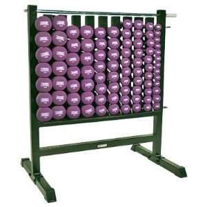  Power Systems Dumbbell Storage Rack with 44 Neoprene Pairs 