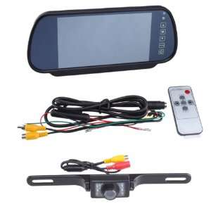 LCD Car Rear View Backup Parking Monitor With Camera (Two way video 