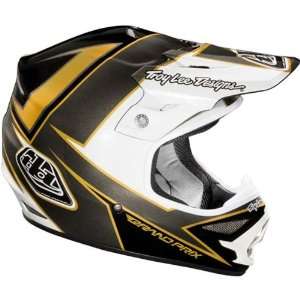 Troy Lee Designs Stinger Air MotoX Motorcycle Helmet   Black/Gold / X 