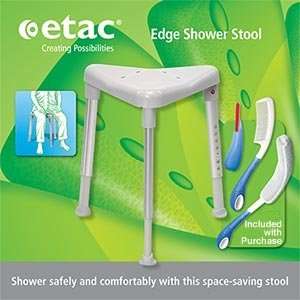  etac Edge Shower Stool Includes 3 Piece Beauty Kit Health 