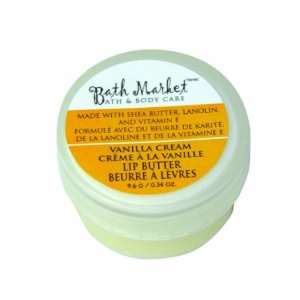  Bath Market Vanilla Cream Lip Butter, 0.34 ounce (Pack Of 