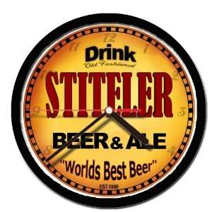  STITELER beer and ale cerveza wall clock 